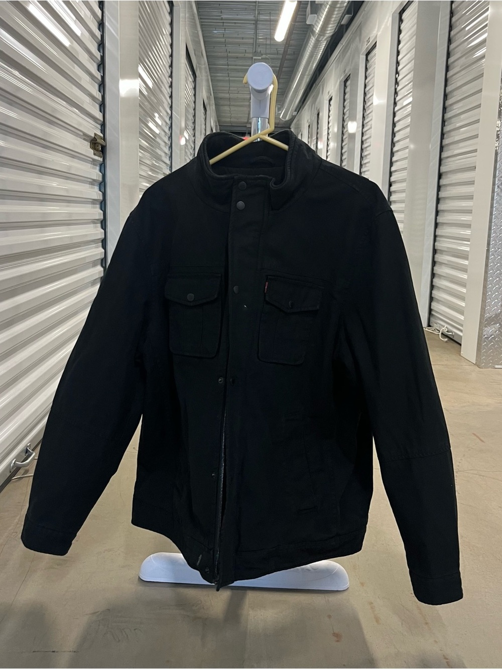 Levi's Black Military Field Jacket XL
